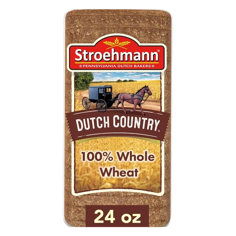 Stroehmann Dutch Country 100% Whole Wheat Bread, 24 oz