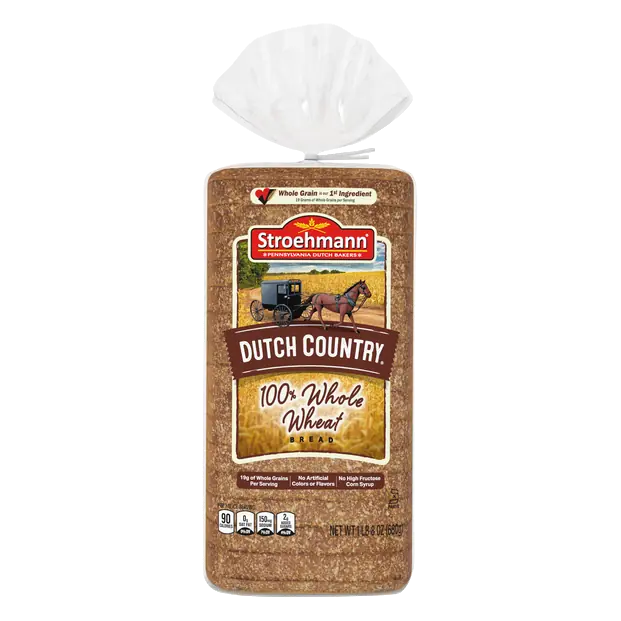 Dutch Country Whole Grain 100% Whole Wheat Bread Sliced