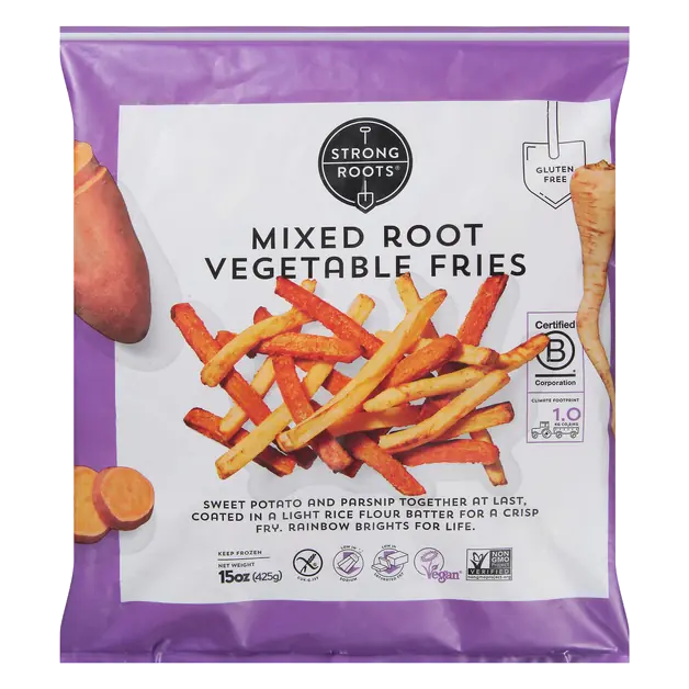 Gluten Free Mixed Root Vegetable Fries Frozen