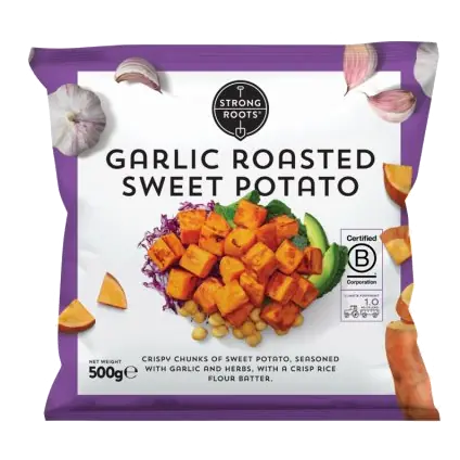 Sweet Potato Garlic Chunks