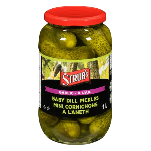 Baby Dill Pickles Garlic 1 L