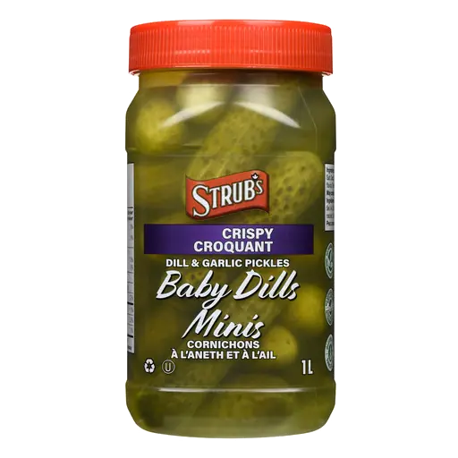 Dill & Garlic Pickles Baby Dills Crispy 1 L