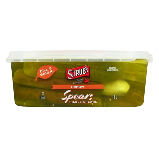 Dill Pickle Spears Crispy Garlic & Dill 1 L