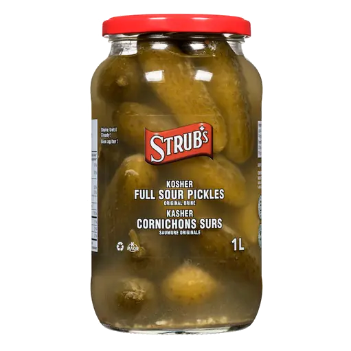 Kosher Full Sour Pickles Original Brine 1 L
