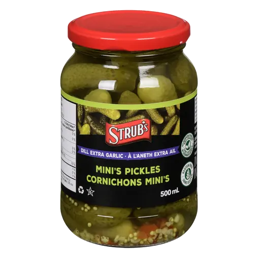 Mini's Pickles Dill Extra Garlic 500 ml