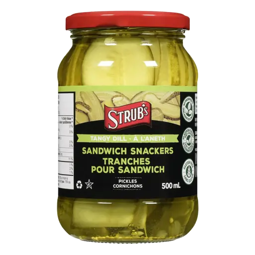 Sandwich Snacker Pickles Tangy Dill 500 ml