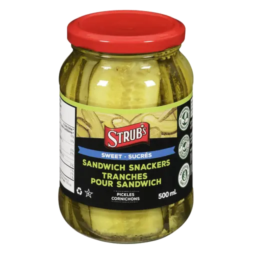 Sandwich Snacker Pickles Sweet 500 ml