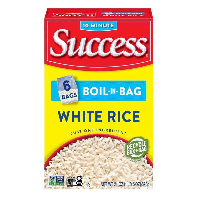 Boil-in-Bag Precooked White Rice