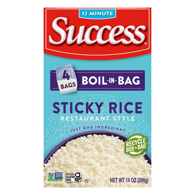Success Boil-In-Bag White Sticky Rice - 4 ct