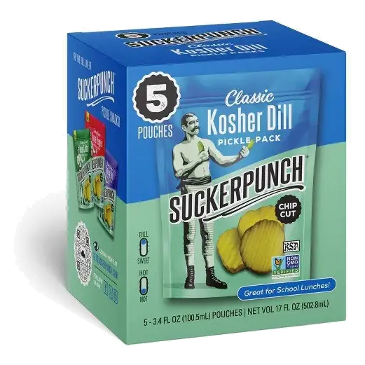 SuckerPunch Gourmet Dill Pickles, 17 fl oz/5ct