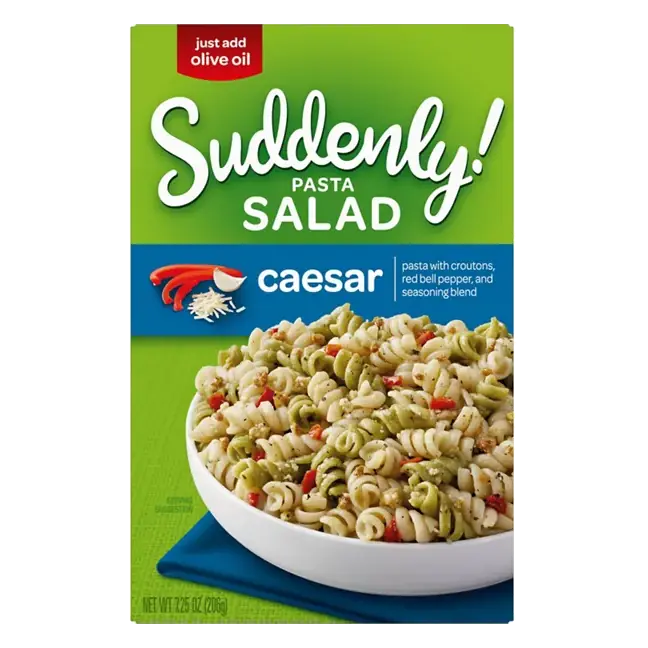 Caesar Pasta Salad Mix with Red Peppers & Croutons, 7.25 oz Box