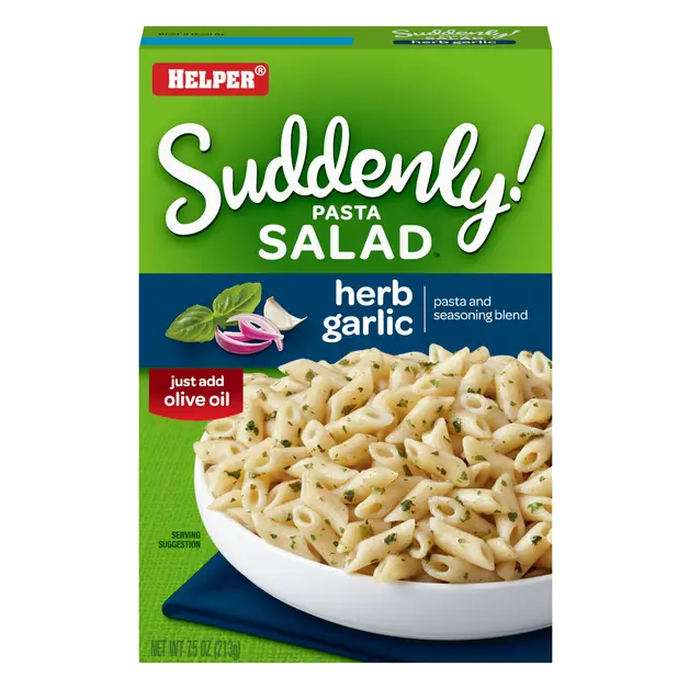 Suddenly! Herb Garlic Pasta Salad
