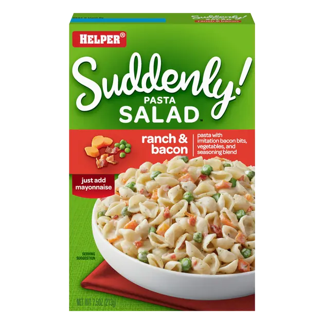 Suddenly! Ranch & Bacon Pasta Salad