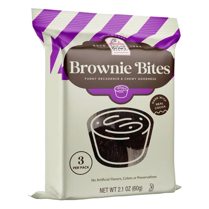 Sugar Bowl Bakery Brownie Bites Grab & Go, 2.1oz/3ct