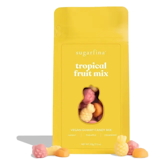 Sugarfina Tropical Fruit Mix Candy Bag, 7.5oz