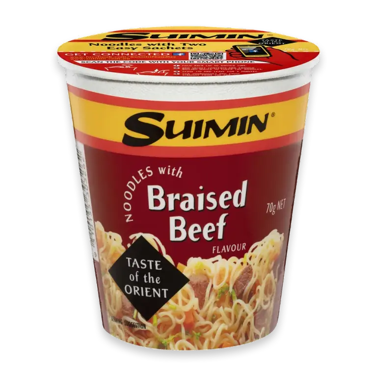 Brasied Beef Noodle Cup