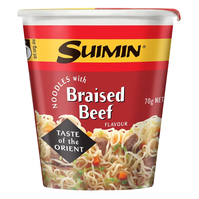 Noodle Cup Braised Beef