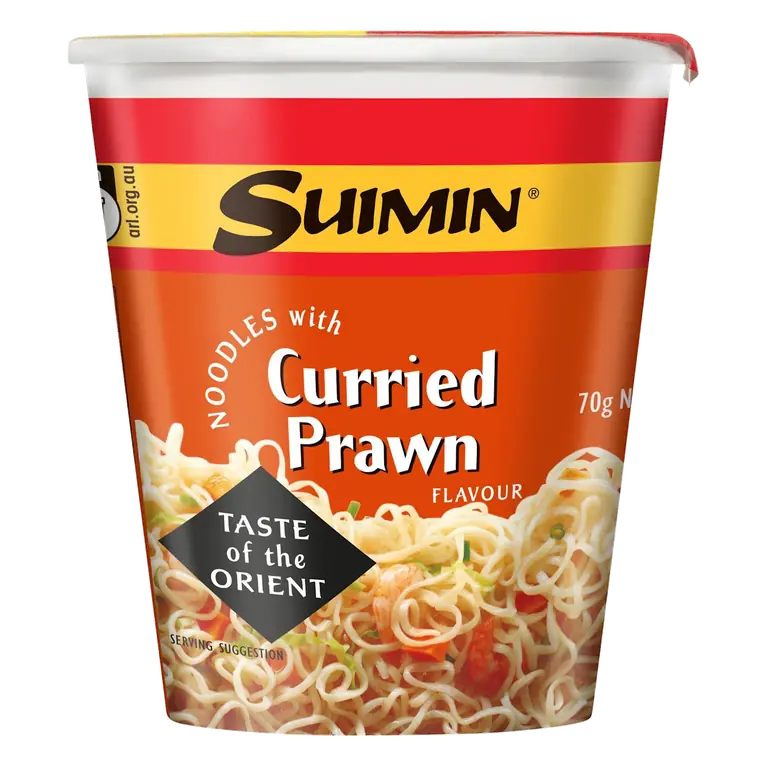 Noodle Cup Curried Prawn