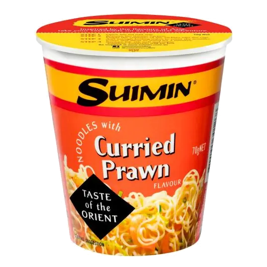 Noodles Cup Curry Prawn