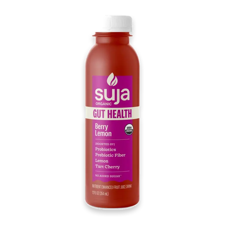 Organic Gut Health Berry Lemon Cold Pressed Juice Drink