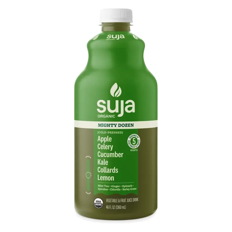 Suja Organic Mighty Dozen Cold Pressed Juice Drink, 46 fl oz Bottle