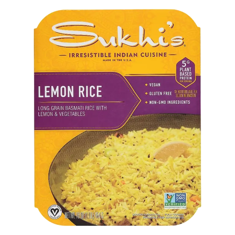 Sukhi's Vegan Lemon Rice, 16oz