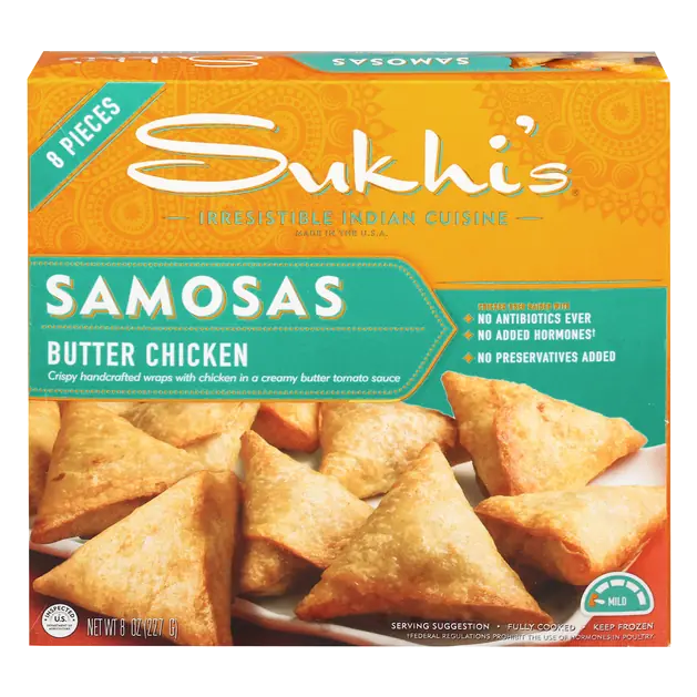 Butter Chicken Samosas - 8 ct Frozen