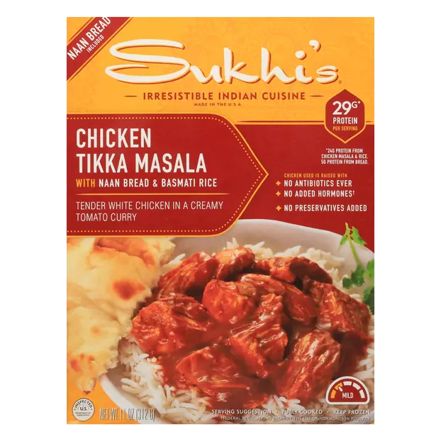 Chicken Tikka Masala with Naan Bread & Basmati Rice