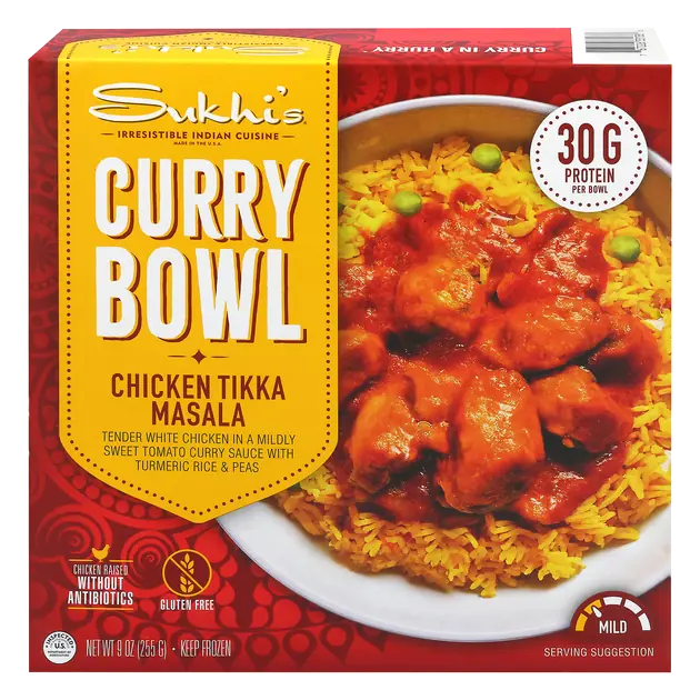 Gluten Free Chicken Tikka Masala Curry Bowl Frozen