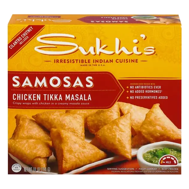 Indian Chicken Tikka Masala Samosa Frozen Appetizer Snack