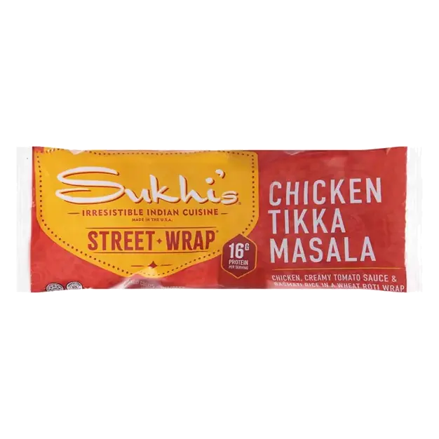 Indian Chicken Tikka Masala Street Wrap