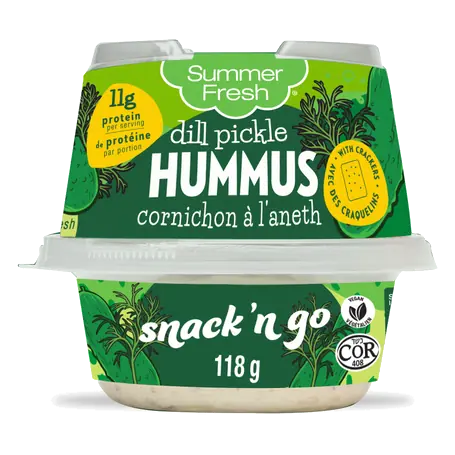 Snack And Go Hummus Dill Pickle 118 g