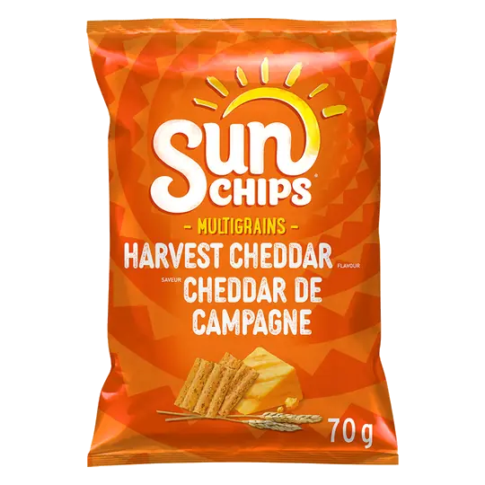 SunChips Harvest Cheddar Flavour Multigrain Snacks (small bag) 70 g