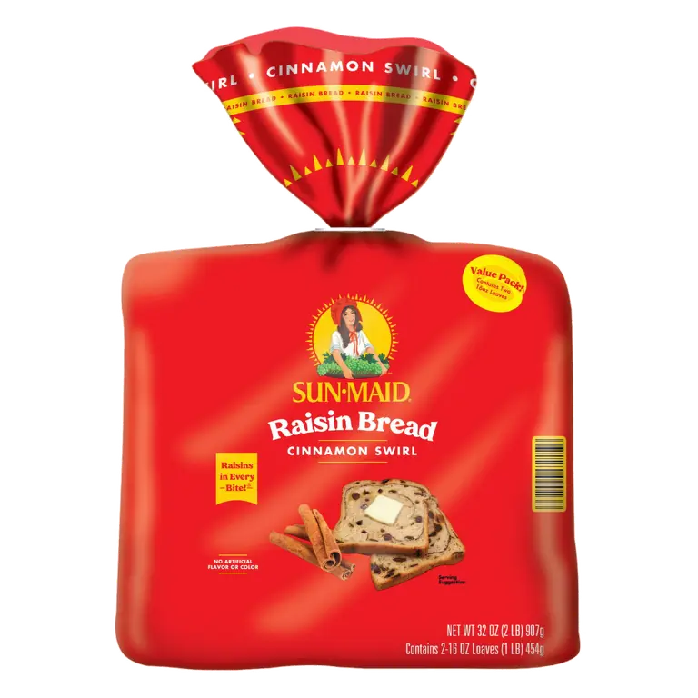 Cinnamon Swirl Raisin Bread