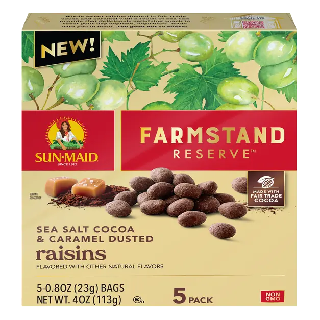 Farmstand Reserve Sea Salt Choc Carmel Rsn 5-Ct Bx/.