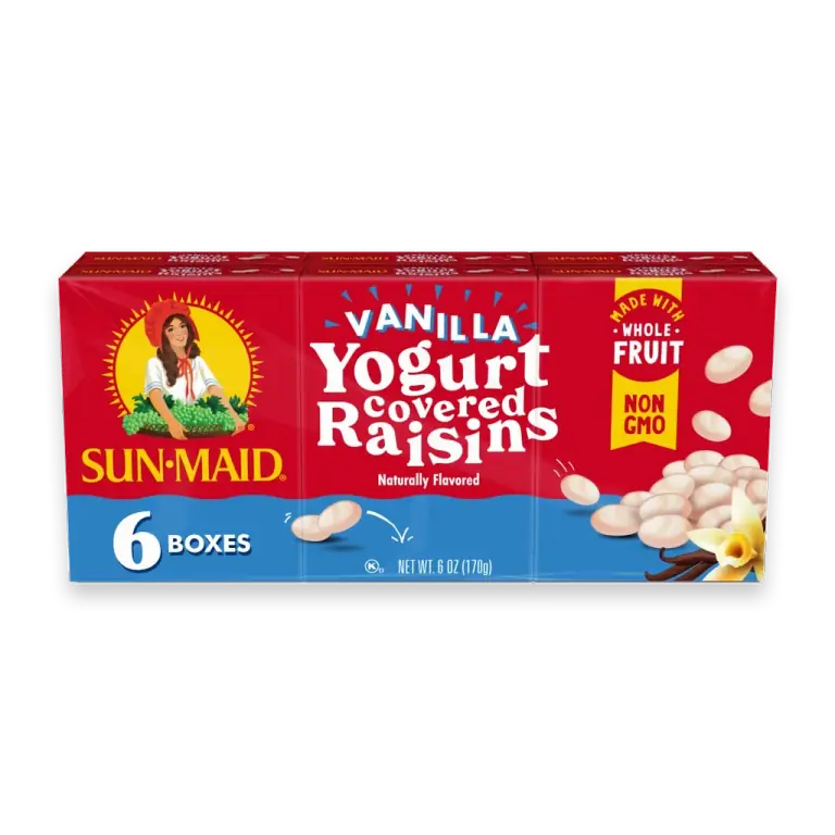 Vanilla Yogurt Covered Raisins