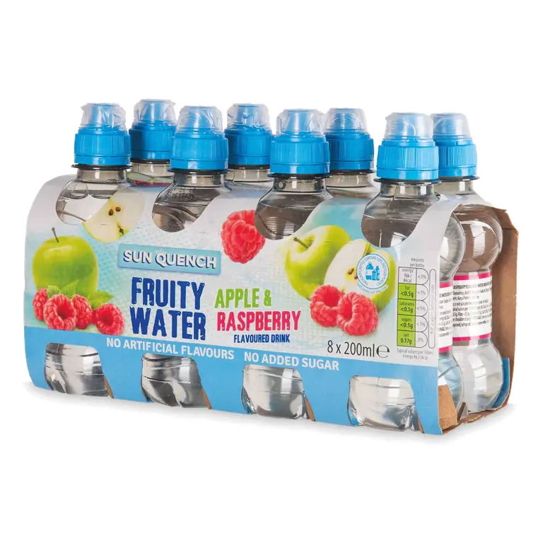 Apple & Raspberry Fruity Water Drink 8 Pack