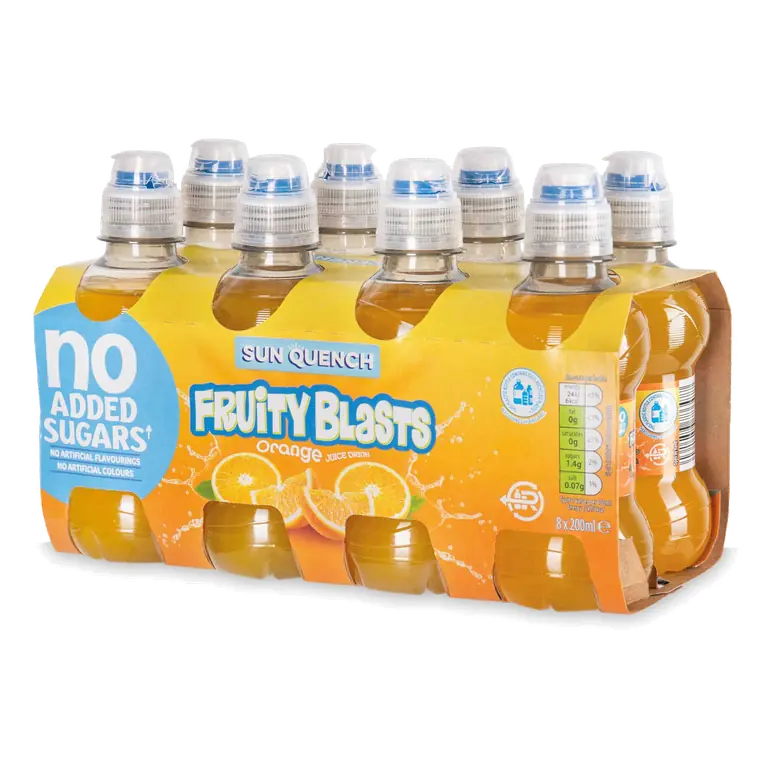 Fruity Blasts Orange Juice Drink 8 Pack