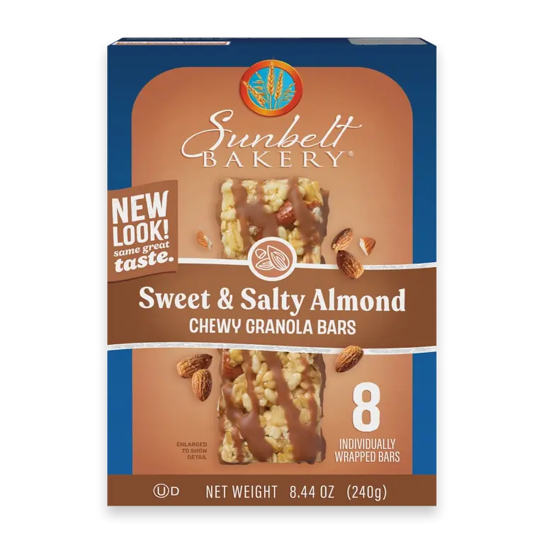 Almond Sweet & Salty Chewy Granola Bars