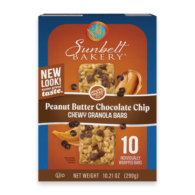 Peanut Butter Chocolate Chip Chewy Granola Bars