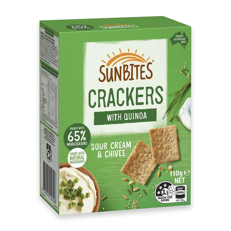 Biscuit Crackers Share Pack Sour Cream & Chives