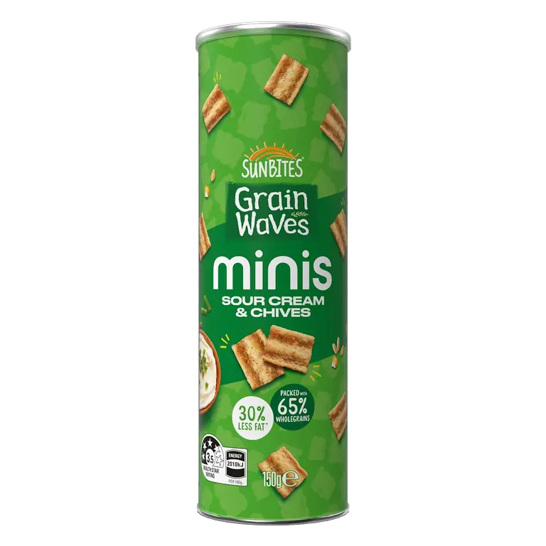 Grain Waves Wheat Snacks Sour Cream And Chive