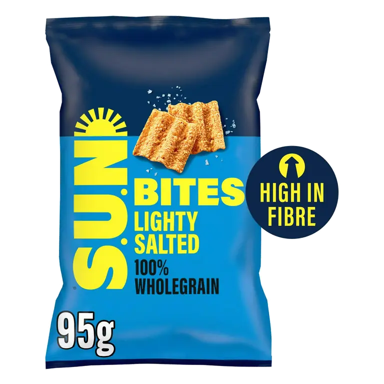 Sun Bites 95g Lightly Salted Wholegrain Sharing Bag Crisps