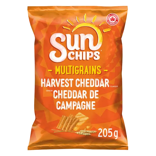 Multigrain Snacks Harvest Cheddar 205 g