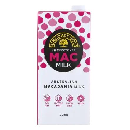 Gold Macadamia Unsweetened Long Life Milk 1l