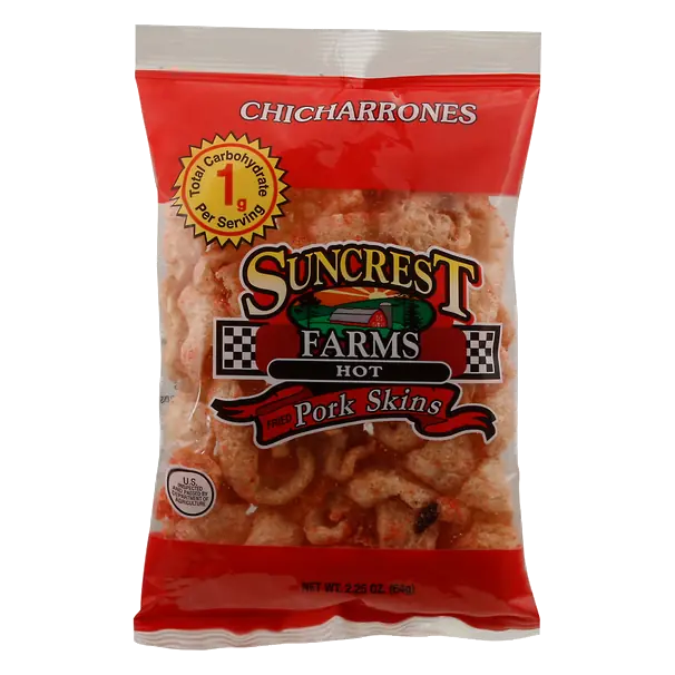 Fried Pork Skins Hot