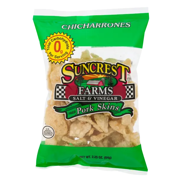 Fried Pork Skins Salt & Vinegar