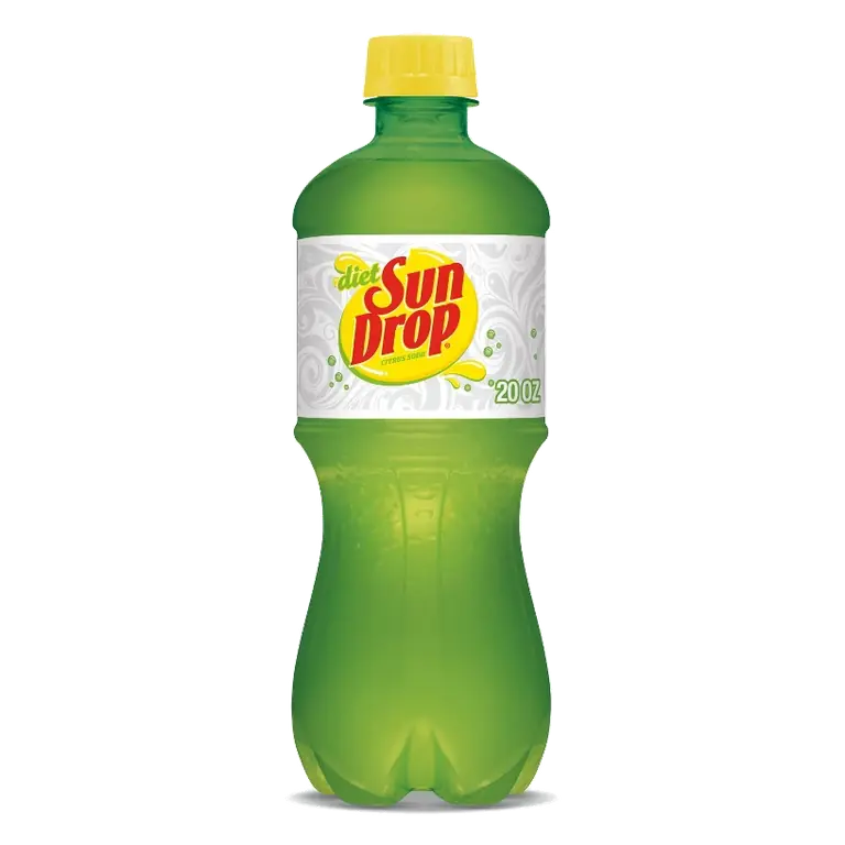 Diet Sun Drop Citrus Soda, 20 fl oz Bottle