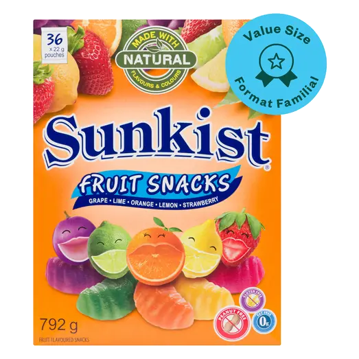 Gluten-Free Fruit Snacks Assorted 792 g