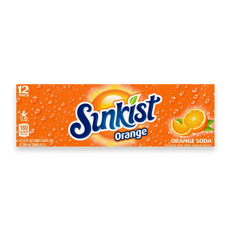 Orange Soda Can
